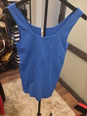 Women's Scoop Neck Tank Top in Royal Blue - Unbranded